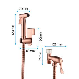 Bidet Sprayer for Toilet, Handheld Cloth Sprayer, Bathroom Sprayer Kit Spray Attachment with Hose
